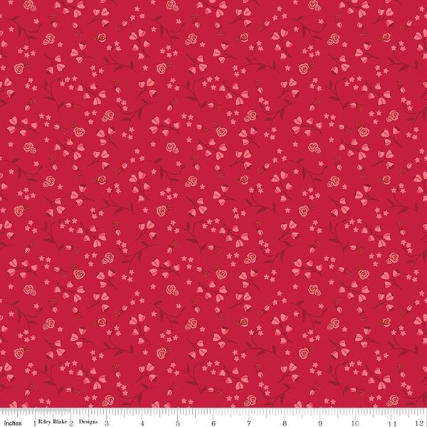 Floral in Red