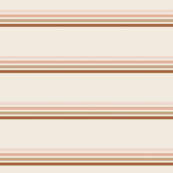 Subtle Stripes in Ecru