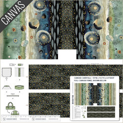 Flora & Form Canvas Carryall Bag Panel in Multi