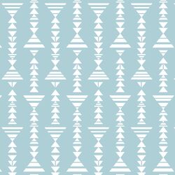 Little Tribal Stripe in Powder Blue