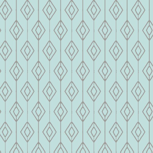 Diamond Curtain in Glacier Blue