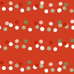Large Garland in Candy Cane