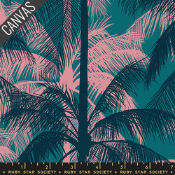 Poolside Palms Canvas in Storytime