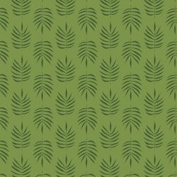 Leaf Silhouette in Jungle Green