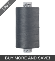 Old Tin (9141-0415) - Silk Finish Cotton 40wt - 1094 Yards (5 Pack)