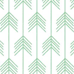 Vanes in Sprout on White