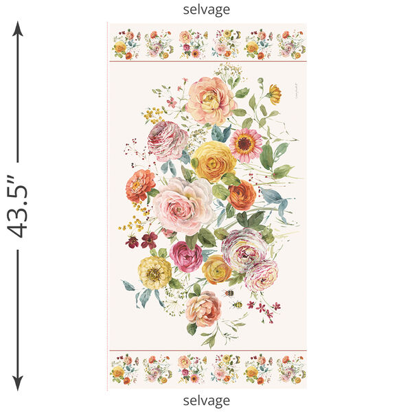 Floral Panel in Multi