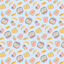 Toastally Cute in Sky Blue