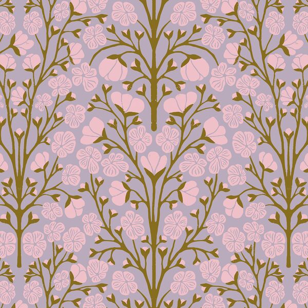 Plum Blossoms in Rose Pink