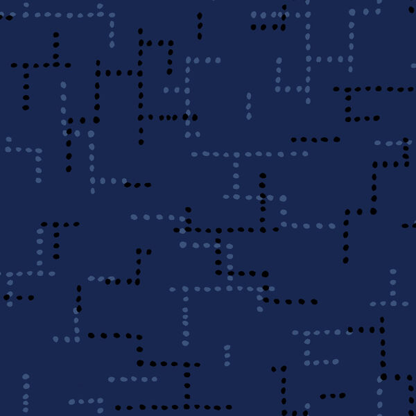 Go Dot Go in Indigo