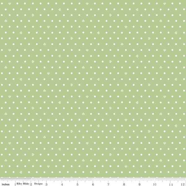 Heart Dots in Honeydew