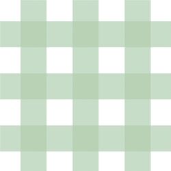 Large Pastel Gingham in Dark Spring Green