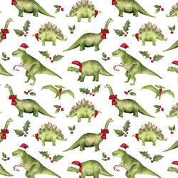 Christmas Dinos in Prehistoric