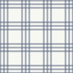 Triple Check in Denim Blue