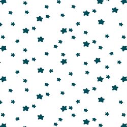 Star Light in Juniper on White