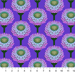 Strawflower in Periwinkle