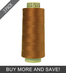 Bronze Brown (9160-3514) - Silk Finish Cotton 60wt - 3000 Yards (3 Pack)