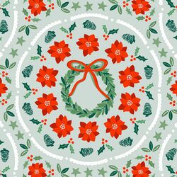 Garden Noel in Soft Evergreen