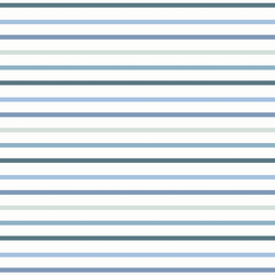 Sweet Stripe in Blue Garden