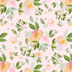 Spring Blossoms in Soft Peony