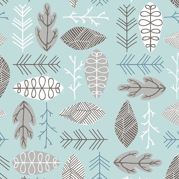 Forest Floor in Glacier Blue