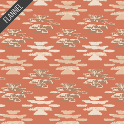 Woolen Blanket Flannel in Rust