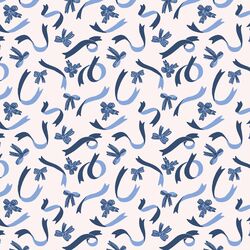 Ribbons and Bows in Navy