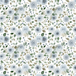 Mountain Floral in White