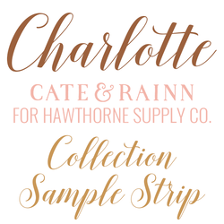 Charlotte Sample Strip