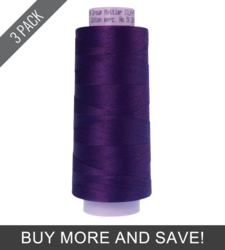 Deep Purple (9150-0046) - Silk Finish Cotton 50wt - 2000 Yards (3 Pack)