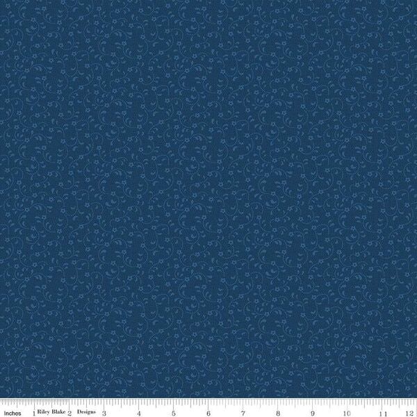 Floret in Navy