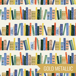 Book Club in Cream Metallic