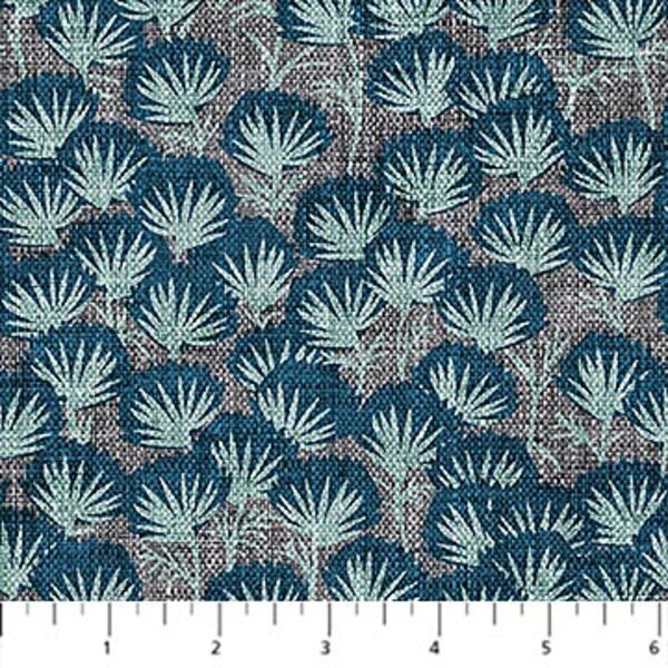 Leaves in Teal
