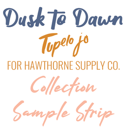 Dusk to Dawn Sample Strip