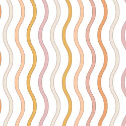 Wavy Stripes in Flower Power