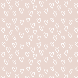 Hearts in Soft Rose