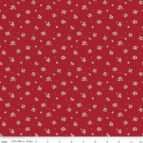 Ditsy in Red