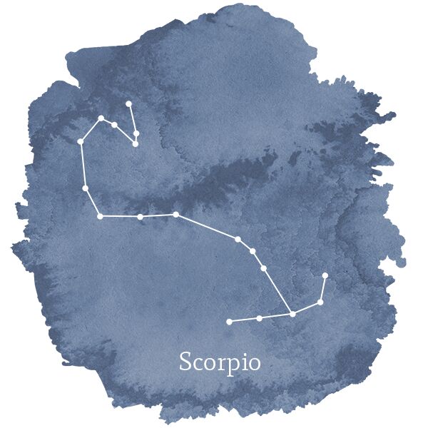 Scorpio Sign Panel in Midnight