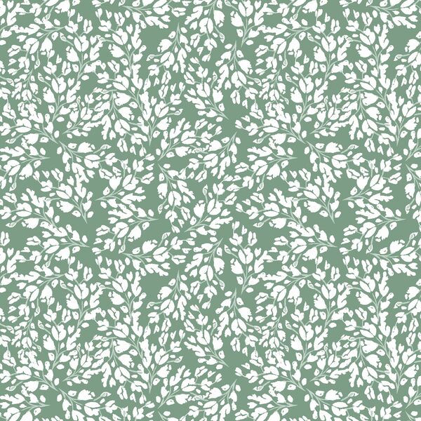Frost Floral in Spearmint Green