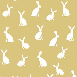 Cottontail Silhouette in Honey
