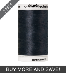 Dark Pewter (2596-0132) - Poly Sheen - 875 Yards (5 Pack)
