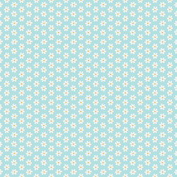 Little Spring Daisies in Aqua