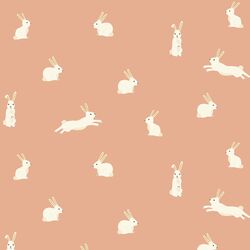 Bunny Rabbits in Peachy