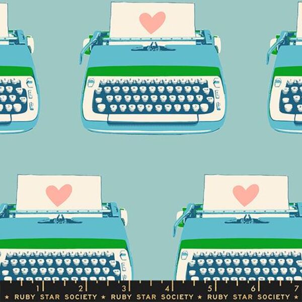 Typewriters in Turquoise