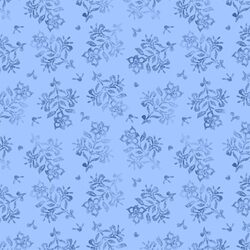 Floral Stamp in Sky
