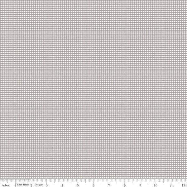 Micro Gingham in Gray