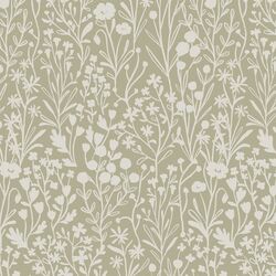 Floral Silhouette in Ivy