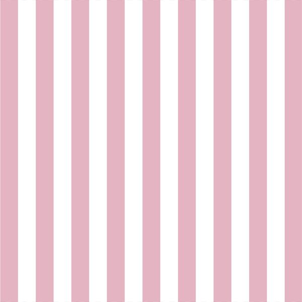 Candy Stripe in Carnation