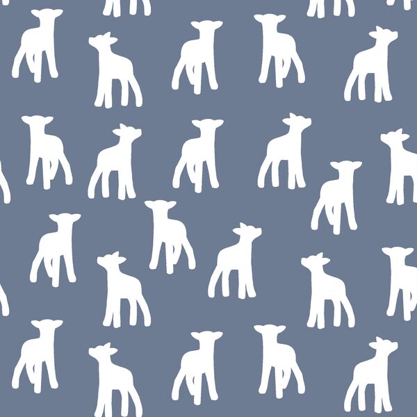 Lamb Silhouette in Dove