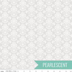 Damask in White Pearl